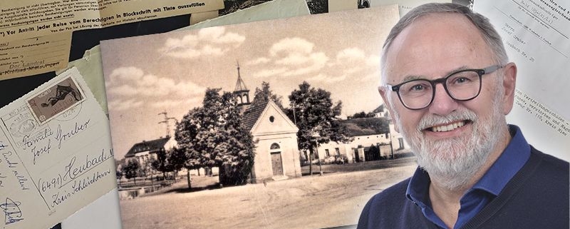 Pfarrrer Kar Josef Gruber erinnert an die Ankunft Heimatvertriebener in der Region vor 80 Jahren.